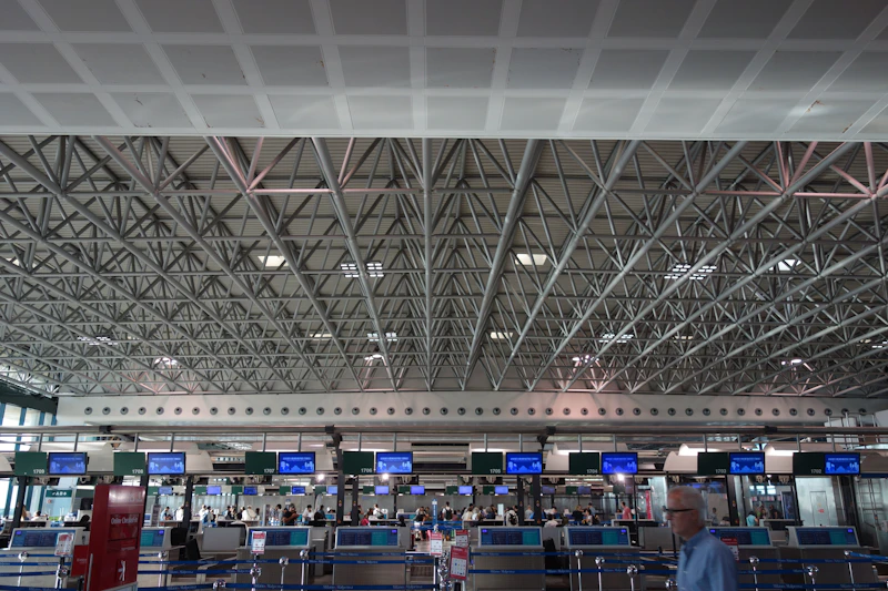 Ticketing & Check-In Areas